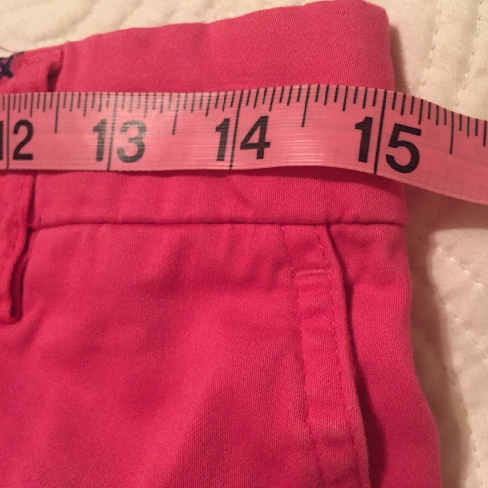 British Khaki Pink Blue Nautical Shorts Size4 - Picture 5 of 8
